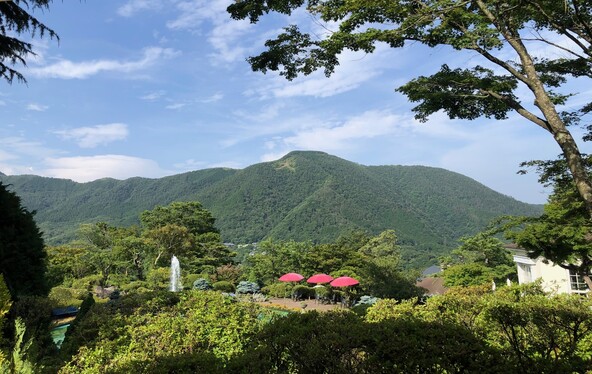 箱根強羅温泉大文字焼
