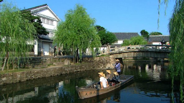 「くらしき川舟流し」の様子（画像提供：倉敷市観光情報発信協議会 ）
