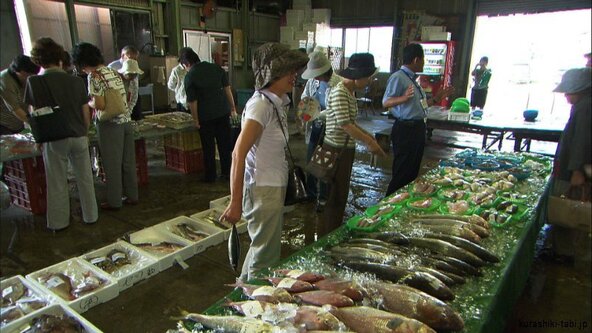 活気ある市場の様子（画像提供：倉敷市観光情報発信協議会 ）