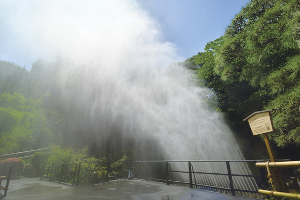 天然水のミストが気持ちいい！
