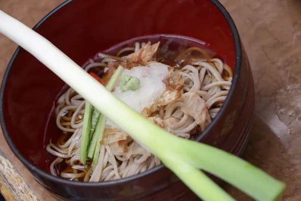 大内宿名物「ねぎそば」（ユーザー投稿）