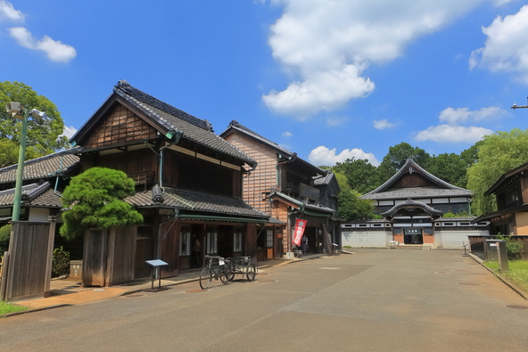 「江戸東京たてもの園」の人気エリア「下町のまち並み」