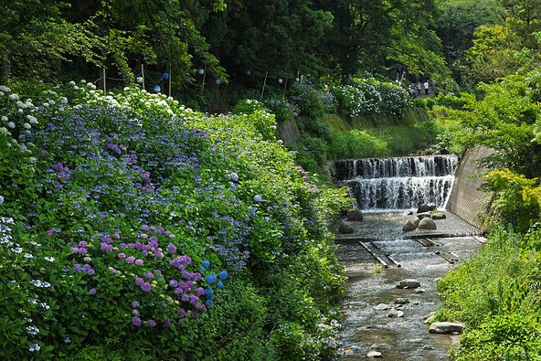水の流れも気持ちがいい公園（画像提供：K,Kara / PIXTA）