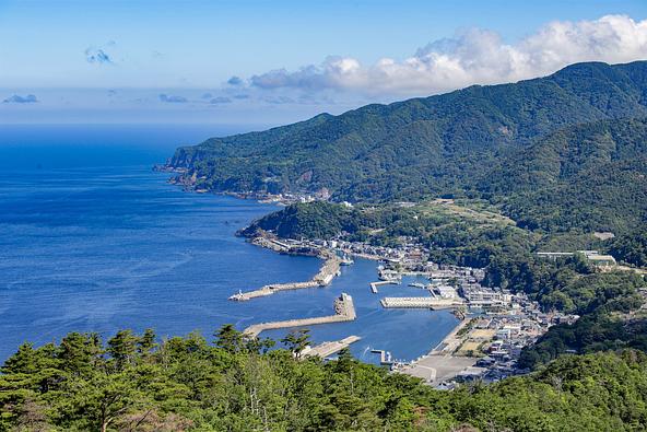 越前海岸の風景