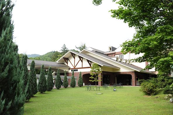 袋田温泉 思い出浪漫館の外観