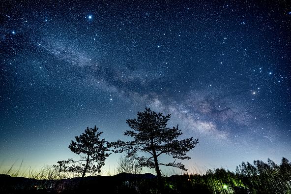 八ヶ岳の麓に広がる「野辺山高原」の星空