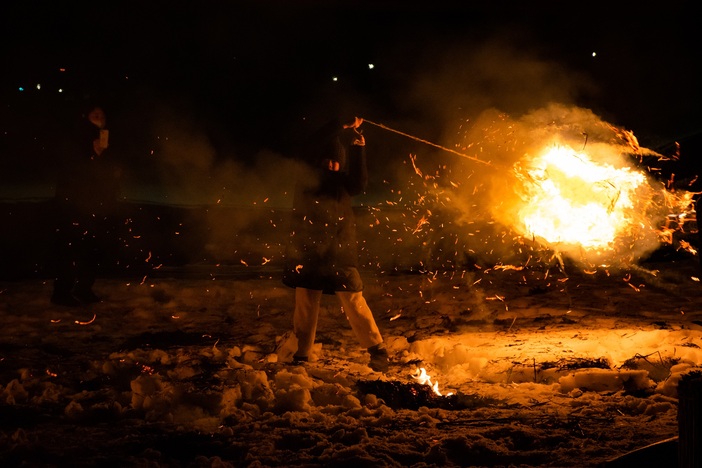 角館の火振りかまくら