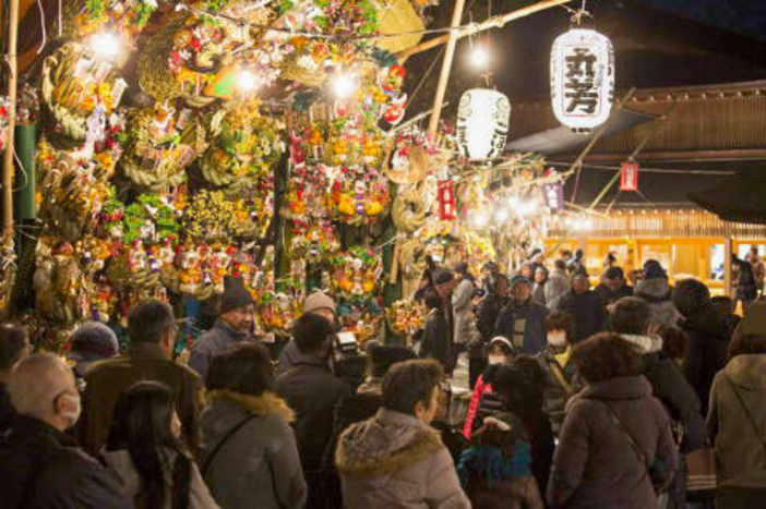 和樂備神社　おかめ市（2025年）