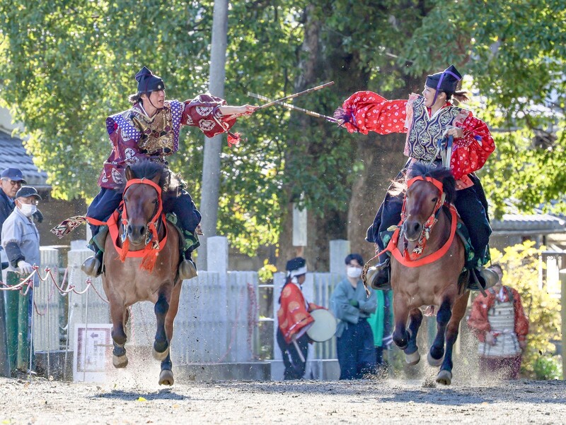 近江八幡市加茂町で2025年11月30日（日）に「馬上武芸奉納祭」開催！見どころご紹介