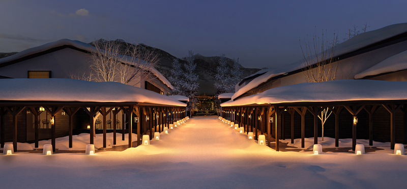 雪景色が幻想的な光の世界に変わる「雪国がんぎあかり」界 アルプスで初開催