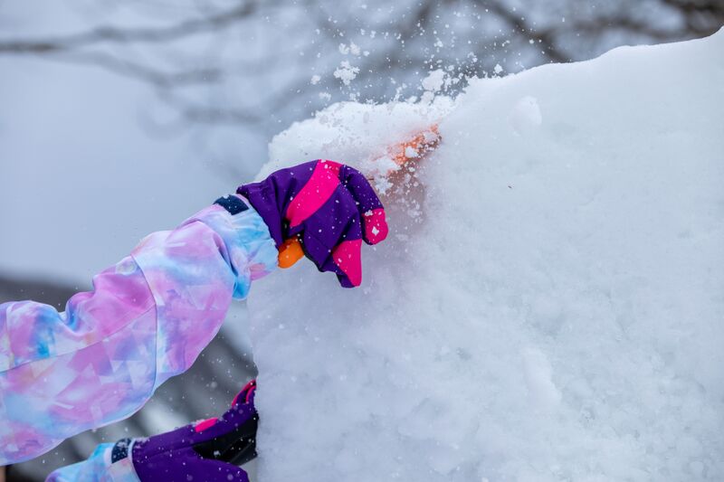 喰丸小で自分だけの雪像を作ろう！