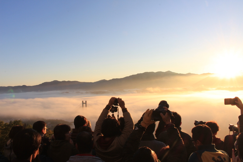 秩父ミューズパーク旅立ちの丘で雲海と初日の出を一望！