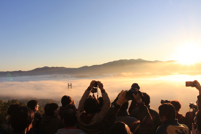 秩父ミューズパーク旅立ちの丘で雲海と初日の出を一望！