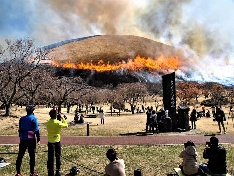 【2026】2月8日開催「大室山山焼き大会」開催情報！　一般点火参加方法も解説