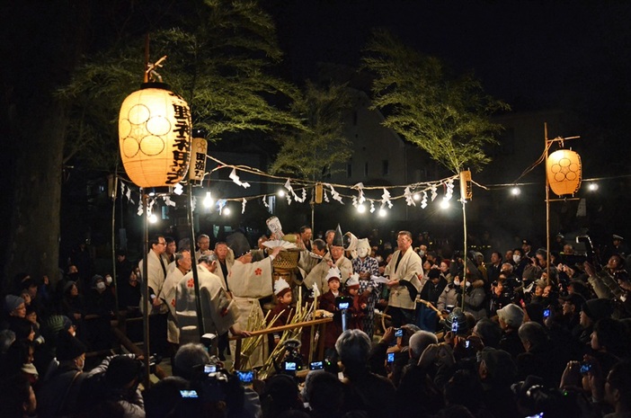 徳丸北野神社 田遊び（2026）