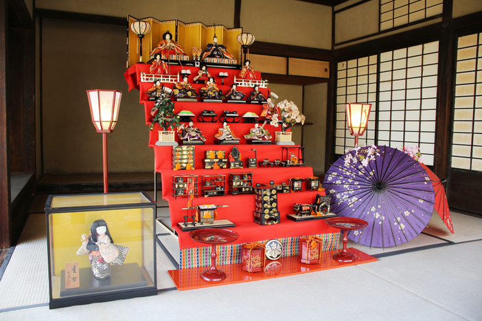 古民家でひなまつり