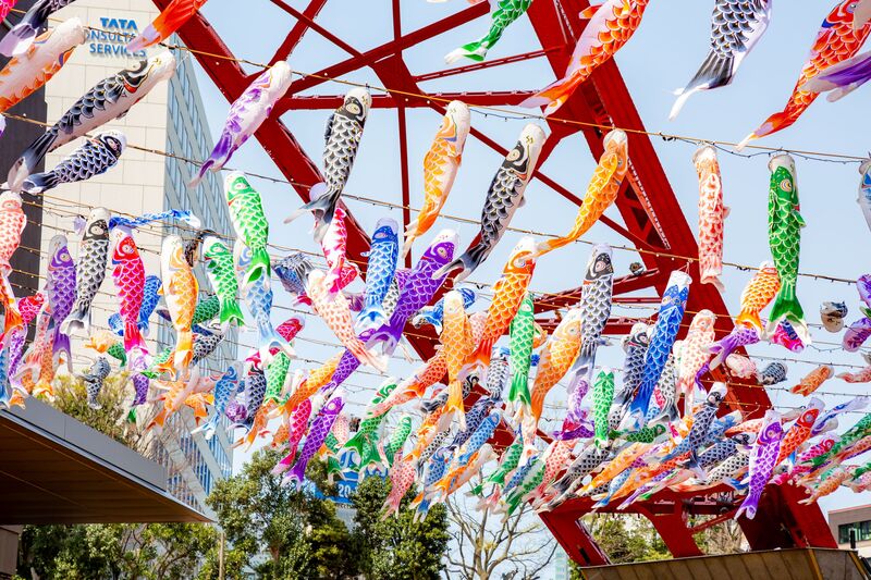 東京タワー 水彩画 こいのぼり付き normal_鯉のぼりイメージa_.jpg