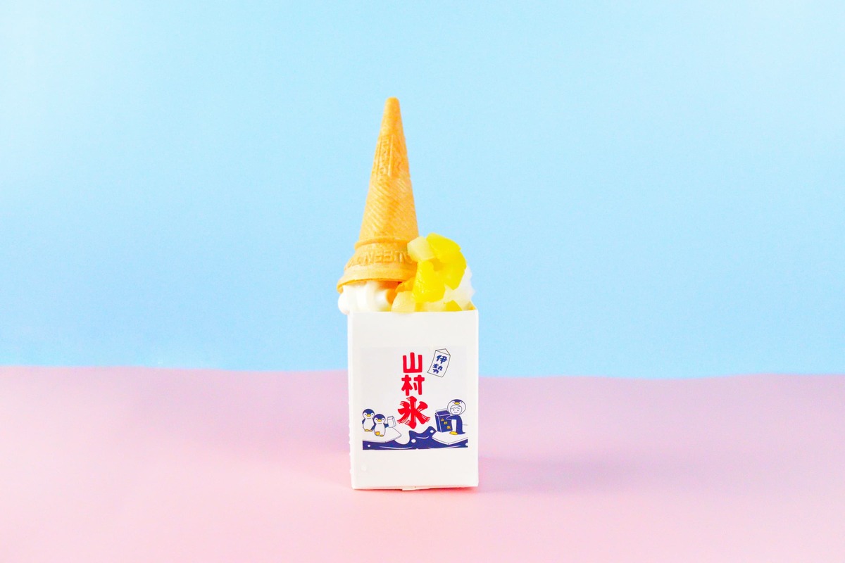 伊勢市の人気店「山村みるくがっこう」 ”牛乳パック入り”かき氷登場