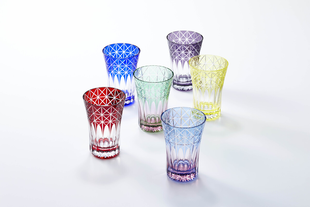仙台　江戸切子　グラス　陶芸品 仙台江戸切子グラス陶芸品
