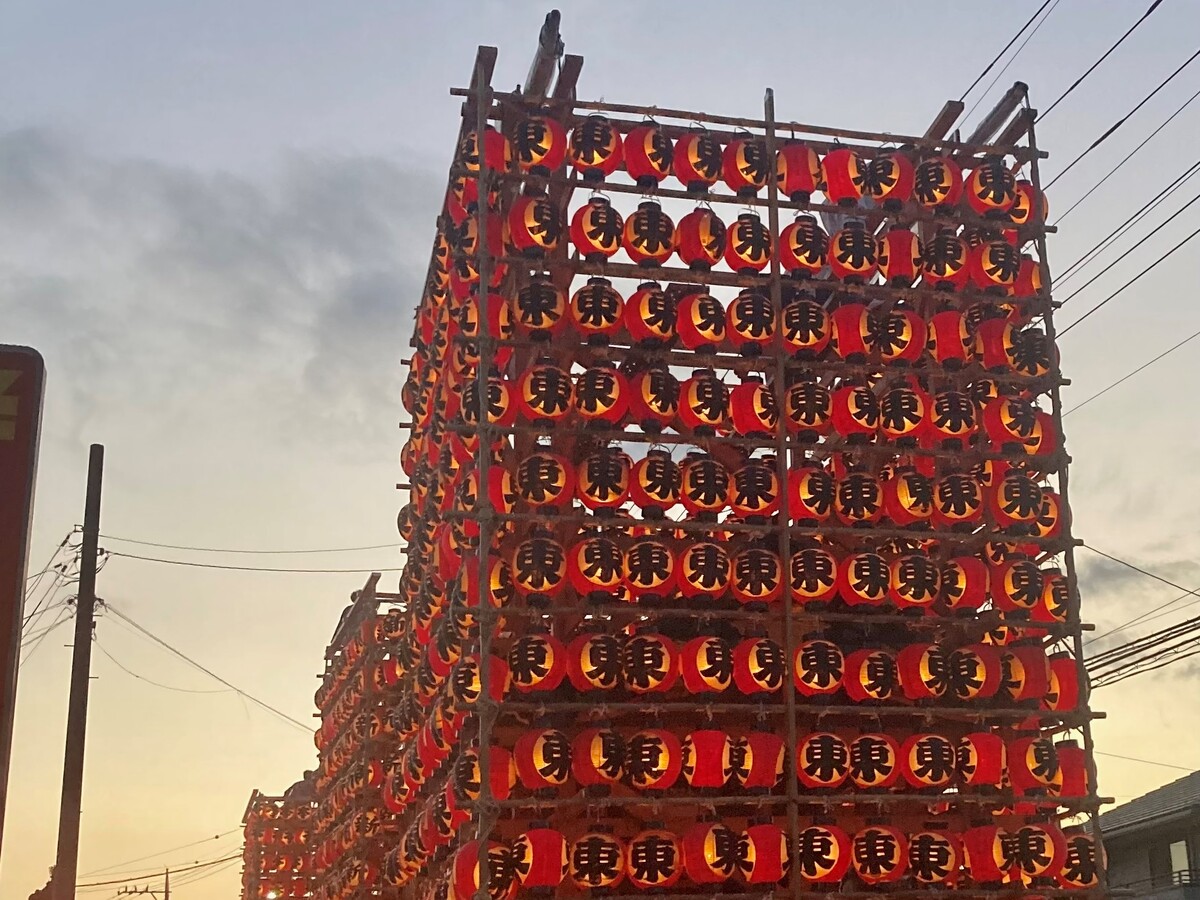 上清久の「天王様」（2025年） | 人形山車や提燈山車が練り歩く 情緒