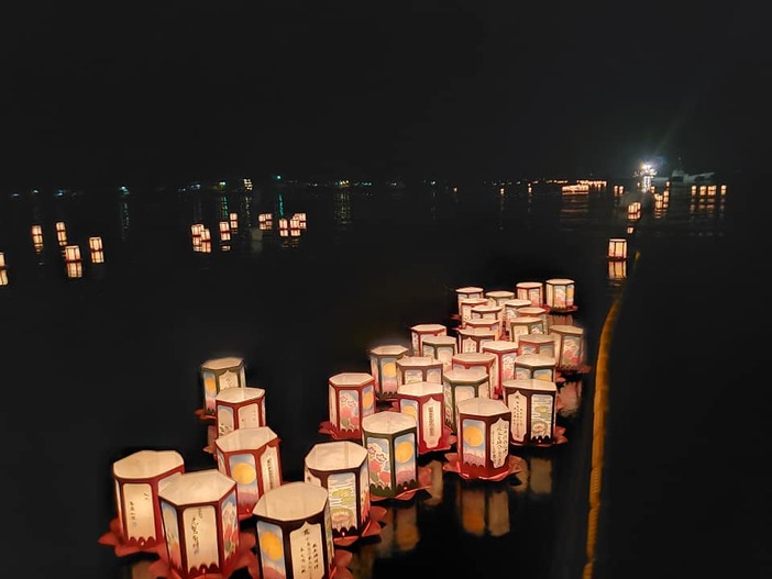 戸田灯ろう流し（2025年)