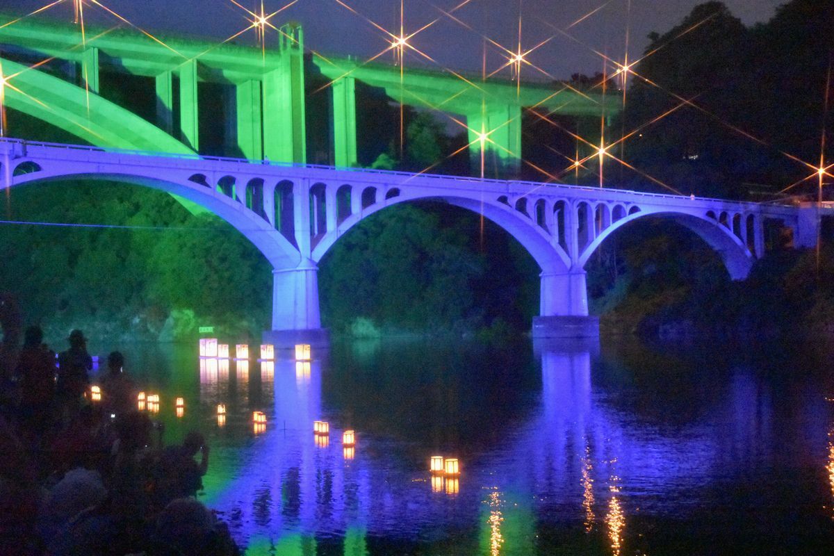 小倉橋灯ろう流し（2025年） | 8月16日開催「小倉橋灯ろう流し」 700個