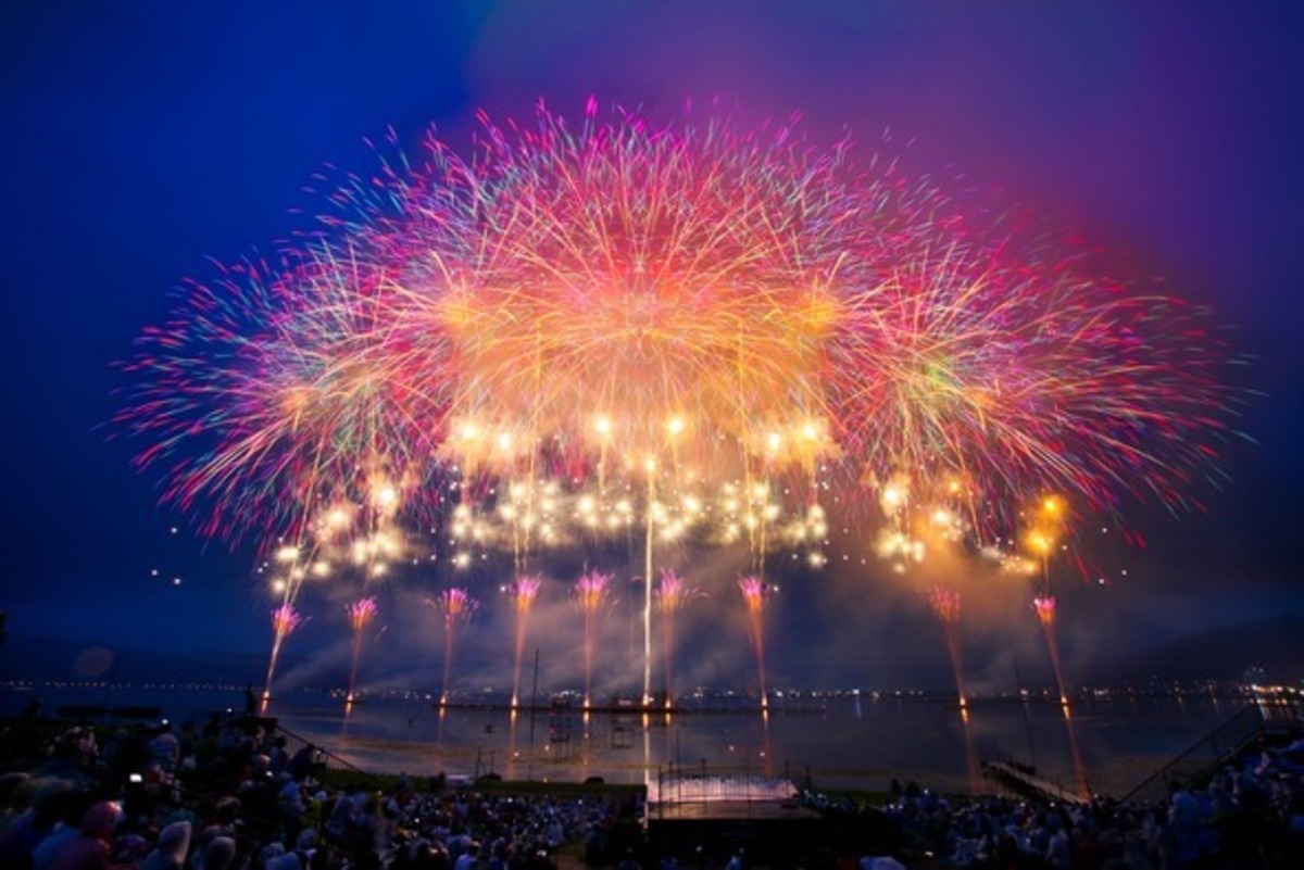 第77回 諏訪湖祭湖上花火大会 B-14ブロックチケット 4枚セット