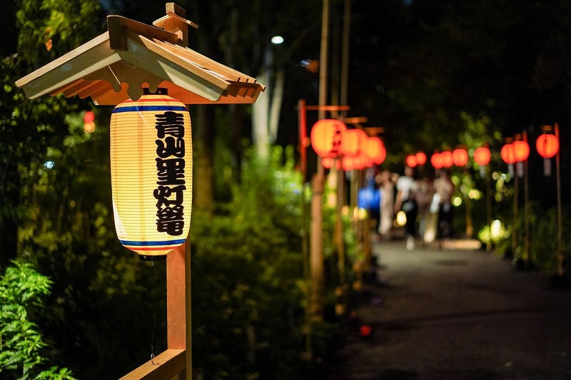 浮世絵に描かれた星灯篭が夜空を彩る<br/>青山で日本の伝統文化を体験