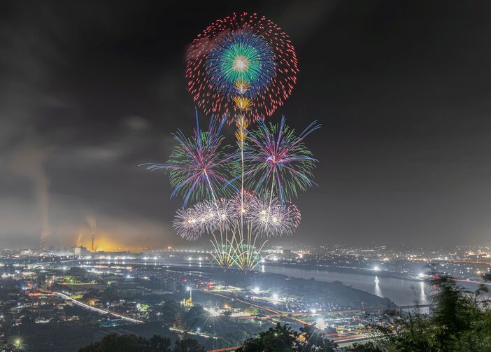 新市誕生20周年記念 第38回やつしろ全国花火競技大会（2025年）