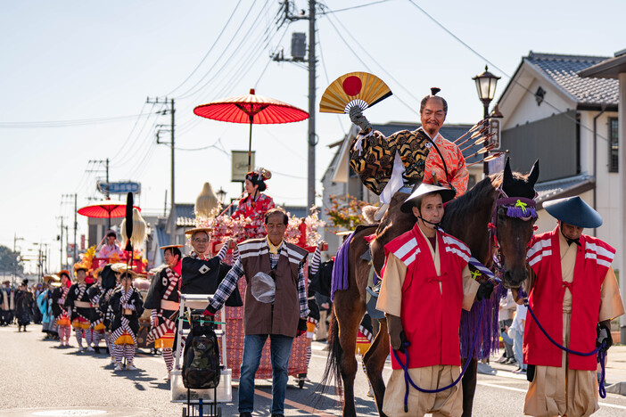 城下町岩槻鷹狩り行列